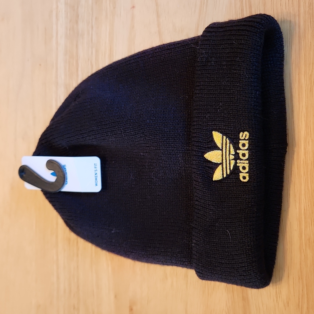 Adidas Trefoil Black/Gold Beanie